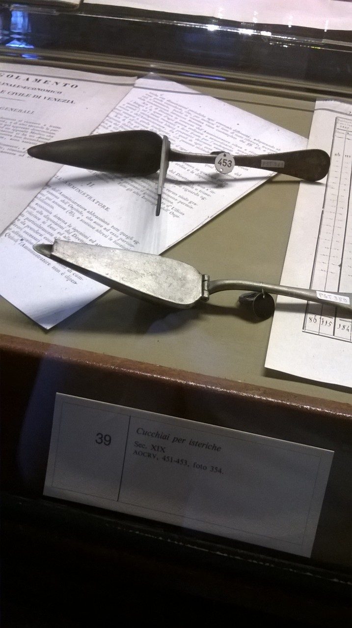 Spoons for hysterical women, Scuola Grande di San Marco historical collection, Venice.jpg